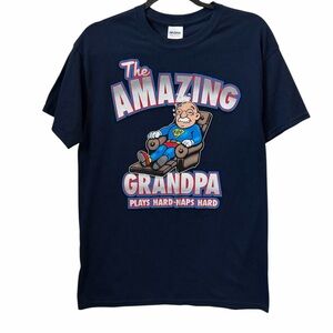The‎ Amazing Grandpa Navy Graphic Tee